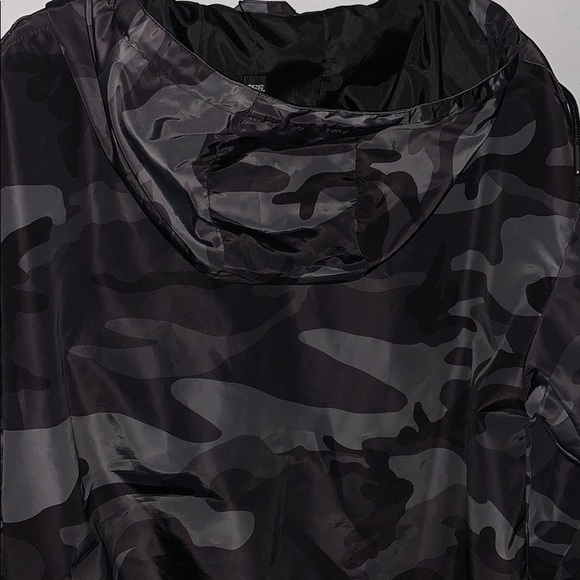 Grey thick bomber hoodie - Picture 6 of 6